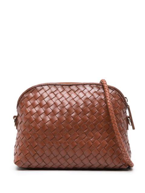 Chunky Fellini leather shoulder bag by DRAGON DIFFUSION