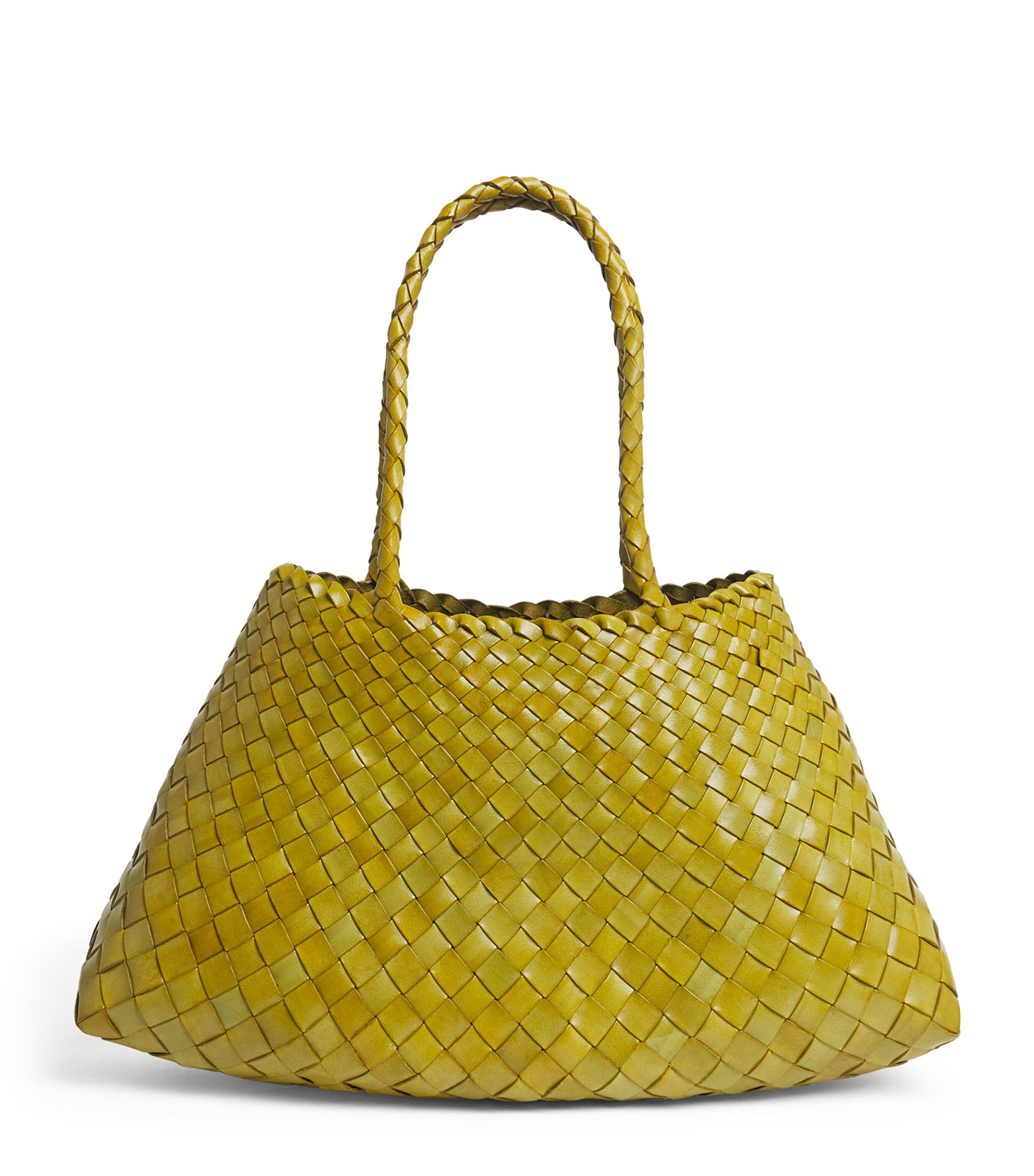 DRAGON DIFFUSION Large Leather Santa Croce Tote Bag by DRAGON DIFFUSION