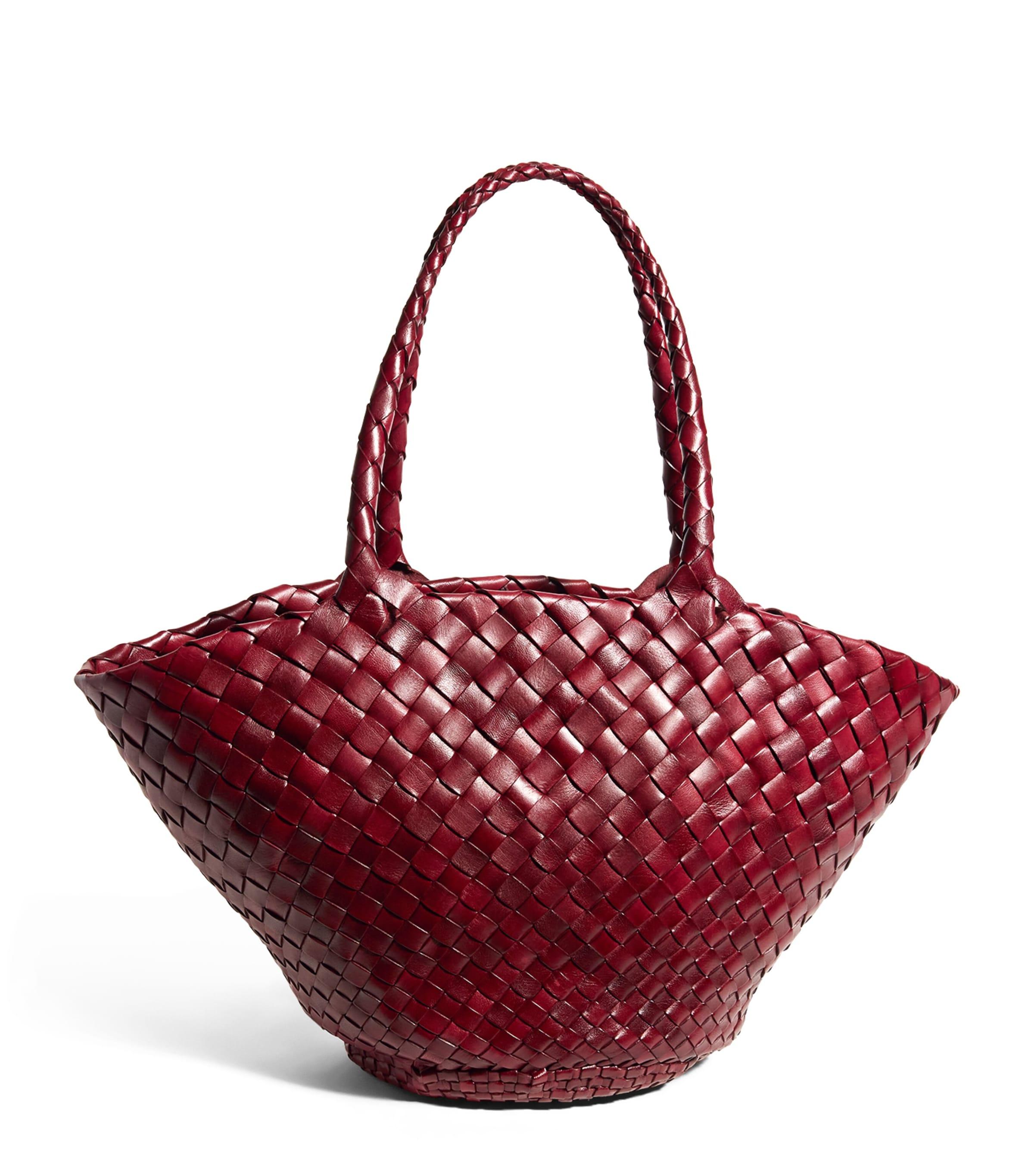 DRAGON DIFFUSION Small Leather Egola Tote Bag by DRAGON DIFFUSION