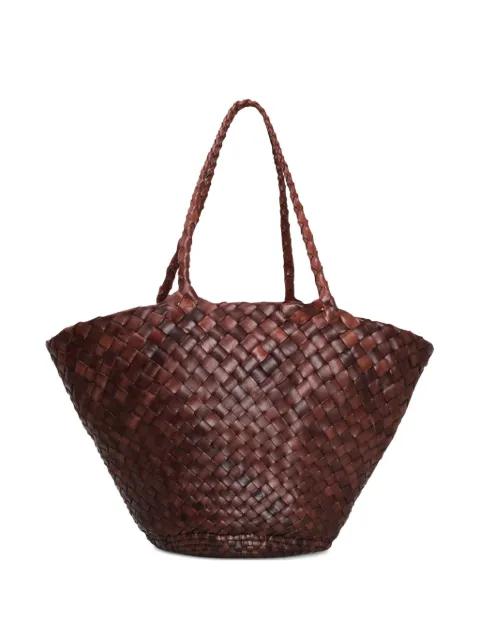 Egola interwoven leather tote bag by DRAGON DIFFUSION