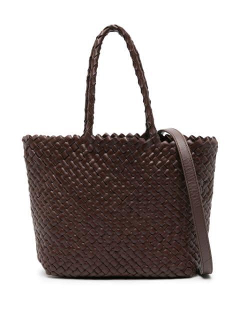 Inside-Out leather tote bag by DRAGON DIFFUSION