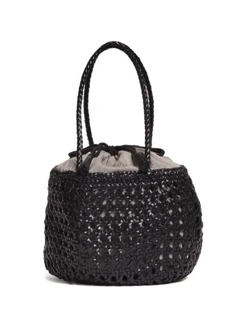 Juventus woven leather bucket bag by DRAGON DIFFUSION