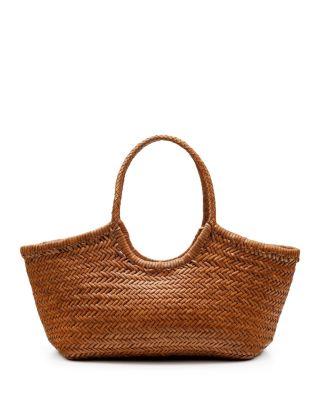 Nantucket Leather Basket Bag by DRAGON DIFFUSION