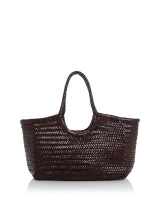 Nantucket Leather Basket Bag by DRAGON DIFFUSION