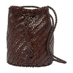 Pompom Double Jump bucket bag by DRAGON DIFFUSION