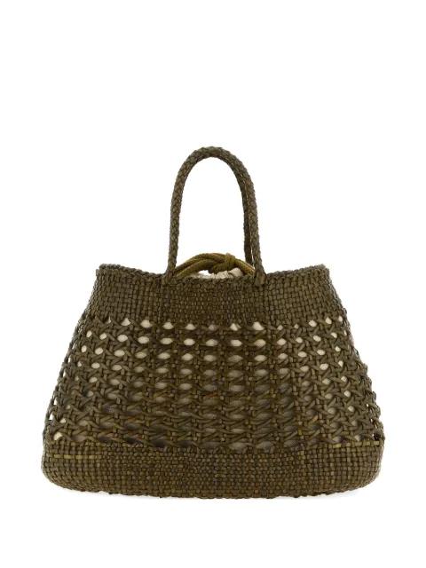 Santa Cano woven-leather tote bag by DRAGON DIFFUSION