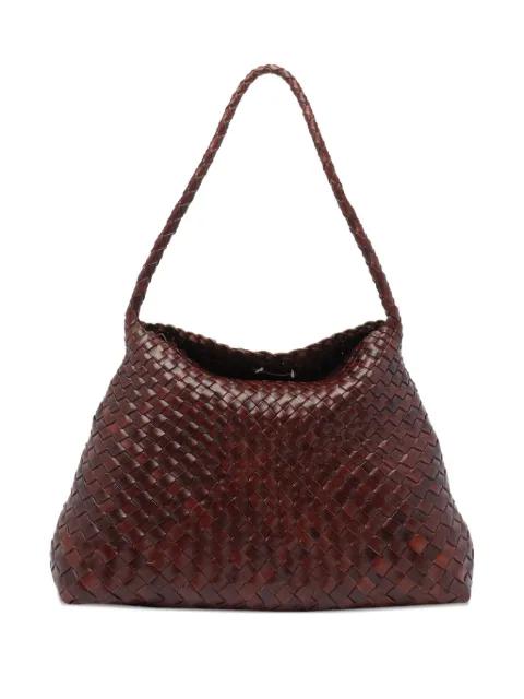 Santa Maria woven leather shoulder bag by DRAGON DIFFUSION