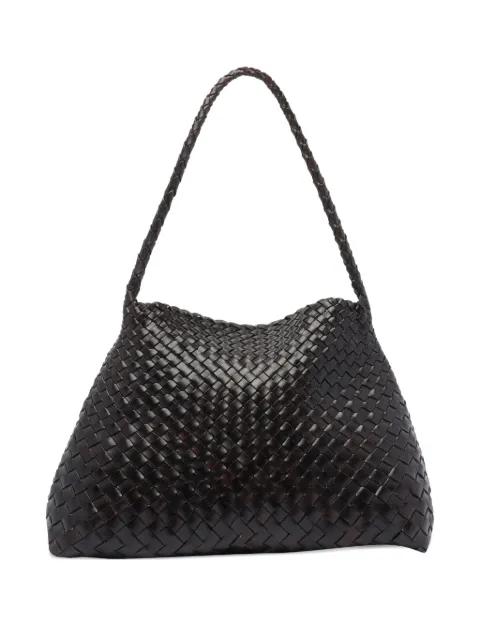Santa Maria woven leather tote bag by DRAGON DIFFUSION