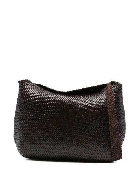 Santa Marta woven-leather shoulder bag by DRAGON DIFFUSION