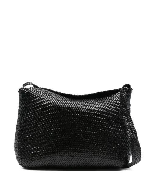 Santa Marta woven-leather shoulder bag by DRAGON DIFFUSION