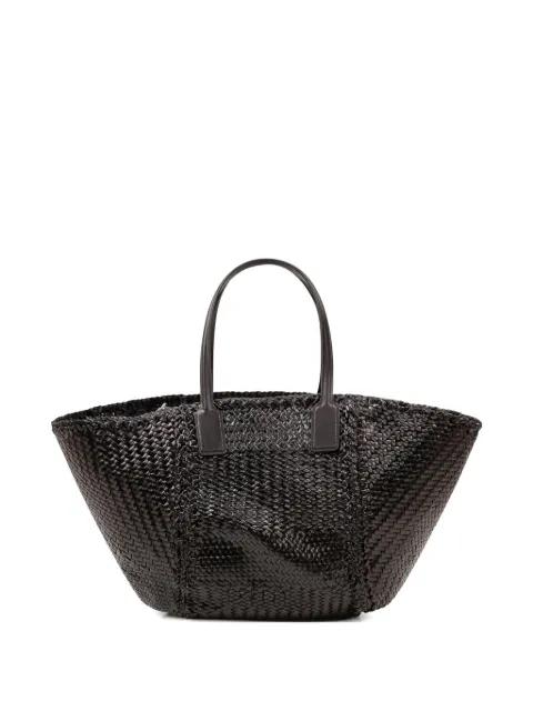 Teresa woven leather tote bag by DRAGON DIFFUSION