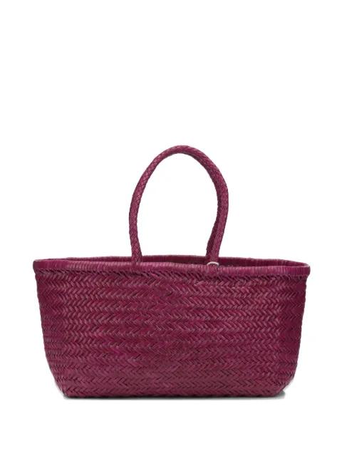 Triple Jump woven-leather shoulder bag by DRAGON DIFFUSION