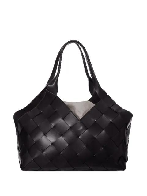 braided-handle tote bag by DRAGON DIFFUSION