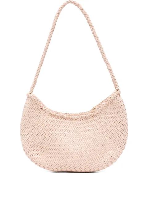 braided leather shoulder bag by DRAGON DIFFUSION