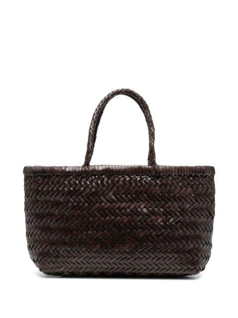 interwoven leather tote bag by DRAGON DIFFUSION