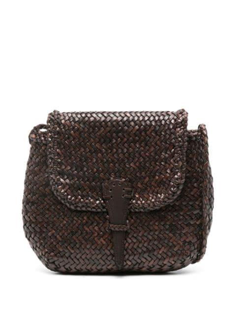 mini City leather shoulder bag by DRAGON DIFFUSION