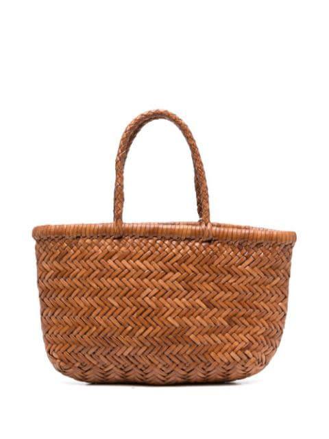 mini Flat Gora braidedtote bag by DRAGON DIFFUSION
