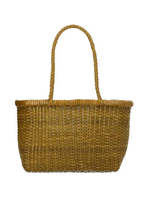 small B Weave leather shoulder bag by DRAGON DIFFUSION
