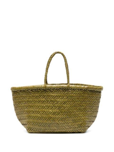 small Triple Jump woven tote bag by DRAGON DIFFUSION