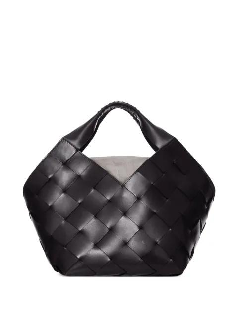 small braided-design tote bag by DRAGON DIFFUSION