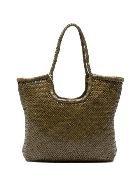 woven handle tote by DRAGON DIFFUSION