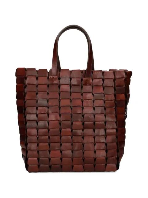 woven handle tote bag by DRAGON DIFFUSION