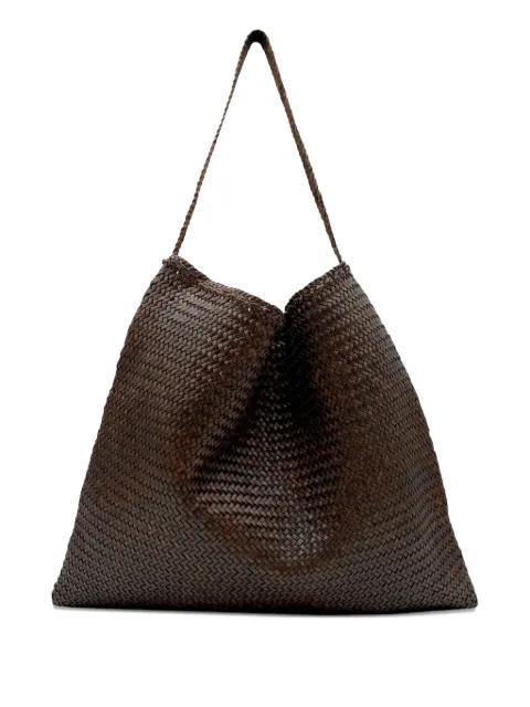 woven leather shoulder bag by DRAGON DIFFUSION