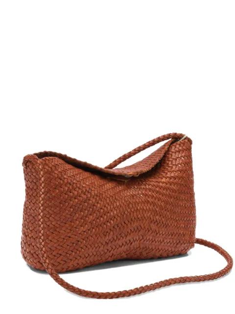 woven leather shoulder bag by DRAGON DIFFUSION