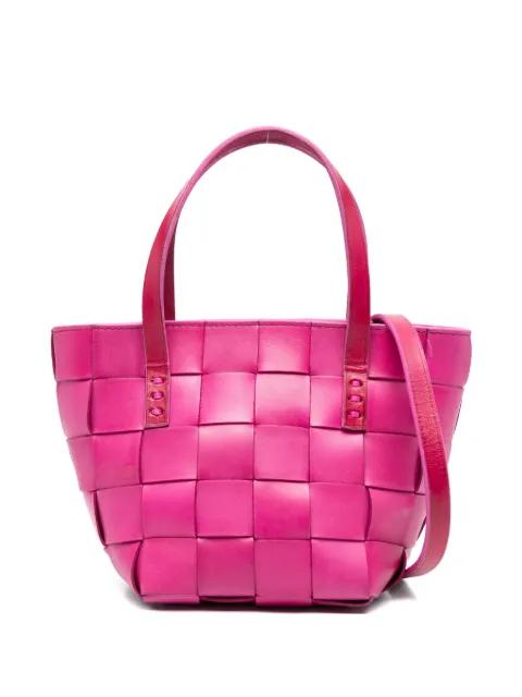 woven leather tote bag by DRAGON DIFFUSION