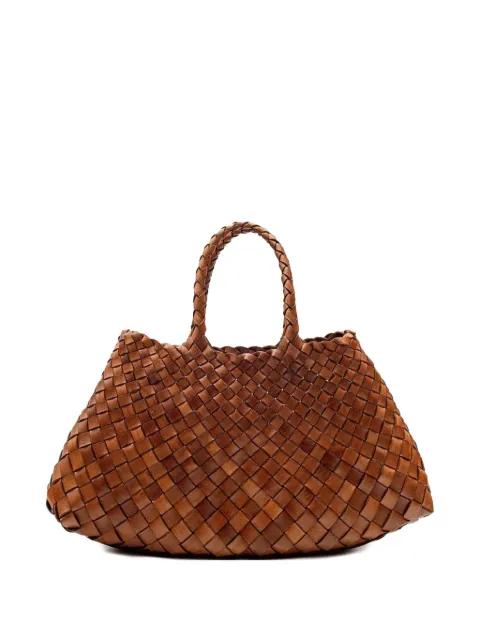 woven leather tote bag by DRAGON DIFFUSION