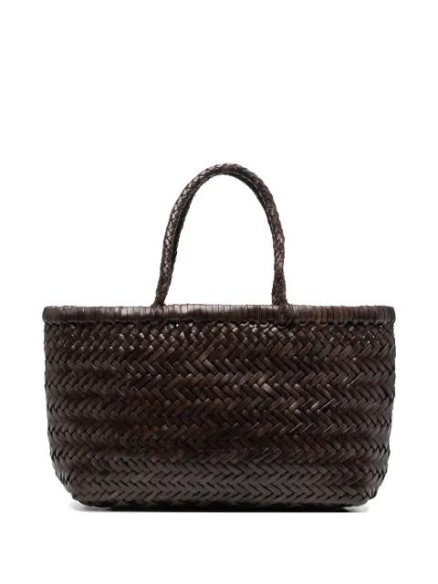 woven leather tote bag by DRAGON DIFFUSION