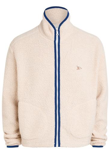 Logo-embroidered bouclé jacket by DRAKE'S