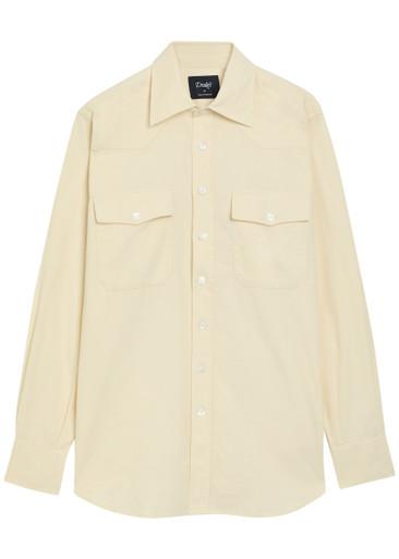 Patch pockets corduroy overshirt by DRAKE'S