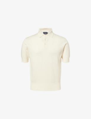 Short-Sleeve Linen and Cotton-Blend Polo Shirt by DRAKES