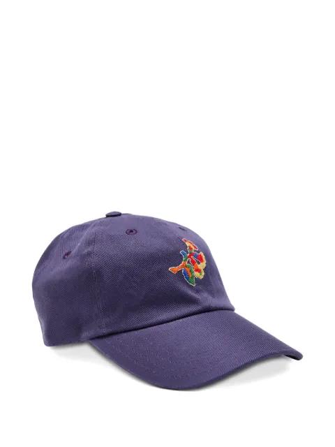 Tapisserie embroidered cotton baseball cap by DRAKE'S