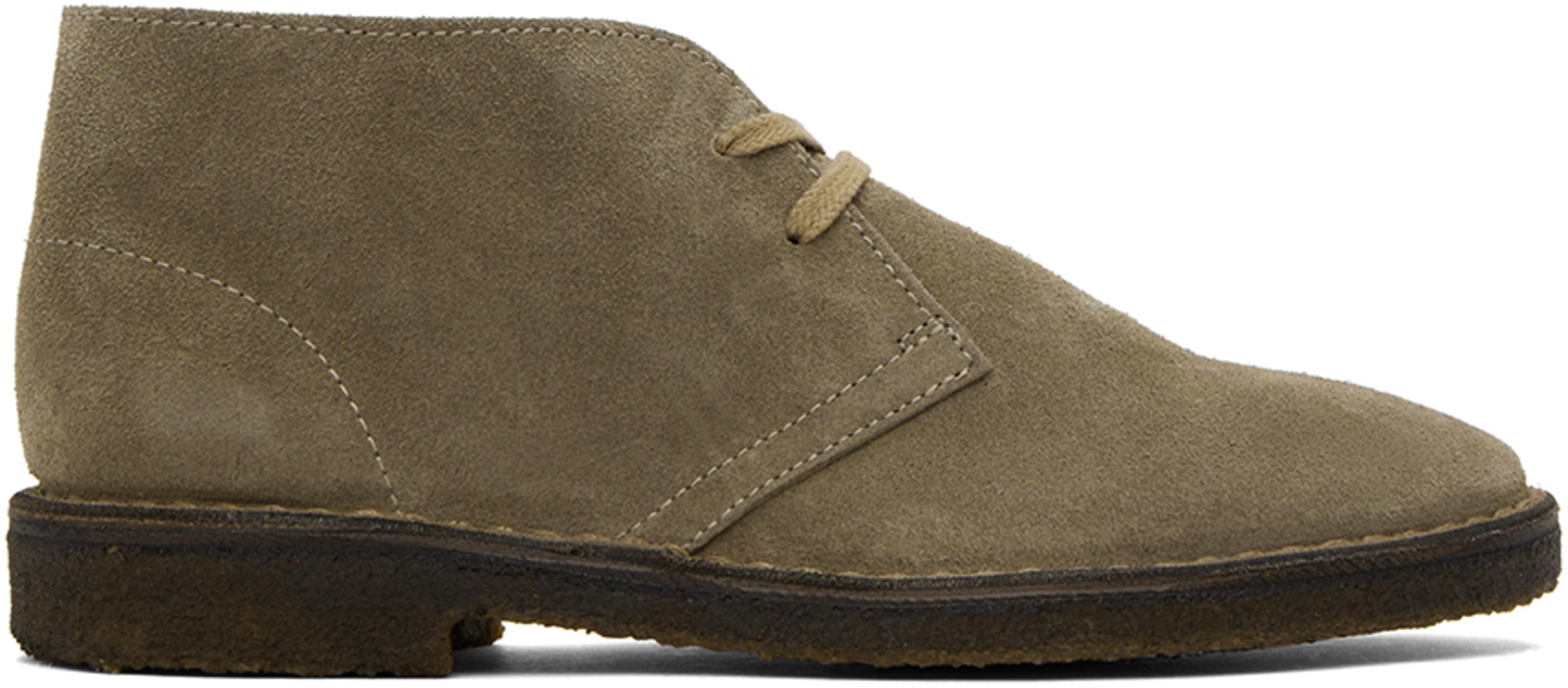 Taupe Clifford Desert Boots by DRAKE'S