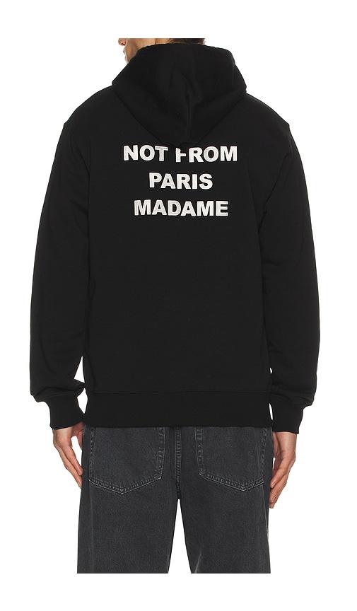 DrÃ´le De Monsieur Dr&ocirc;le De Monsieur Le Hoodie Slogan in Black by DRA'LE DE MONSIEUR