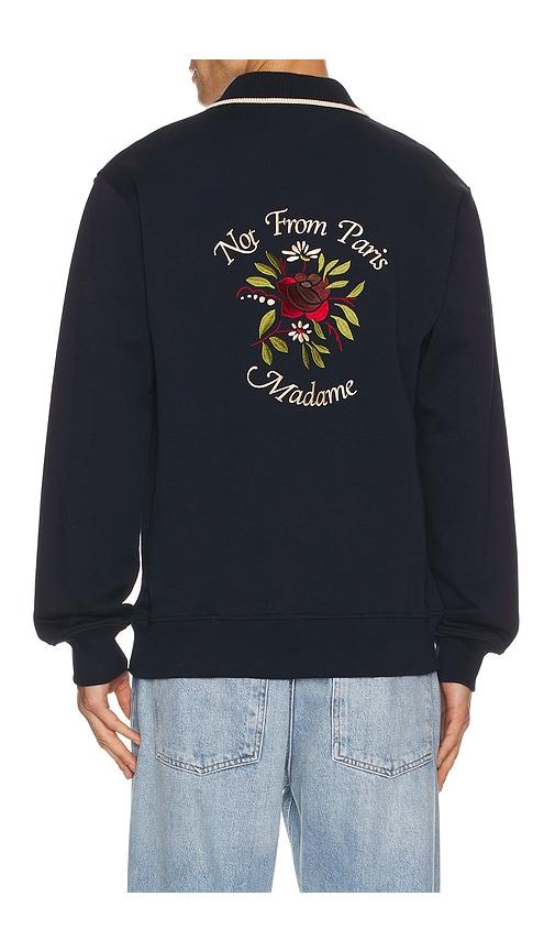 DrÃ´le De Monsieur Dr&ocirc;le De Monsieur Polo Slogan Rose in Blue by DRA'LE DE MONSIEUR
