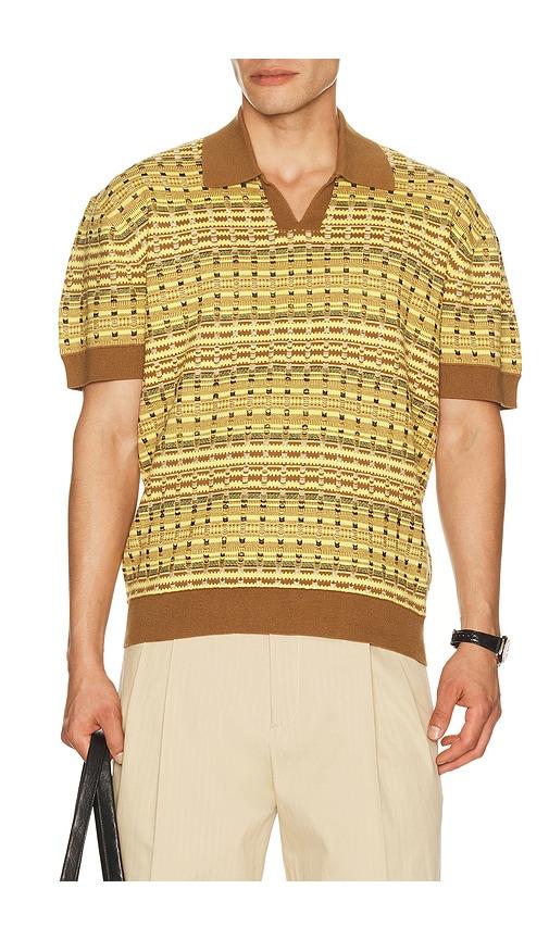 DrÃ´le De Monsieur Polo Maille Coogie in Yellow by DRA'LE DE MONSIEUR