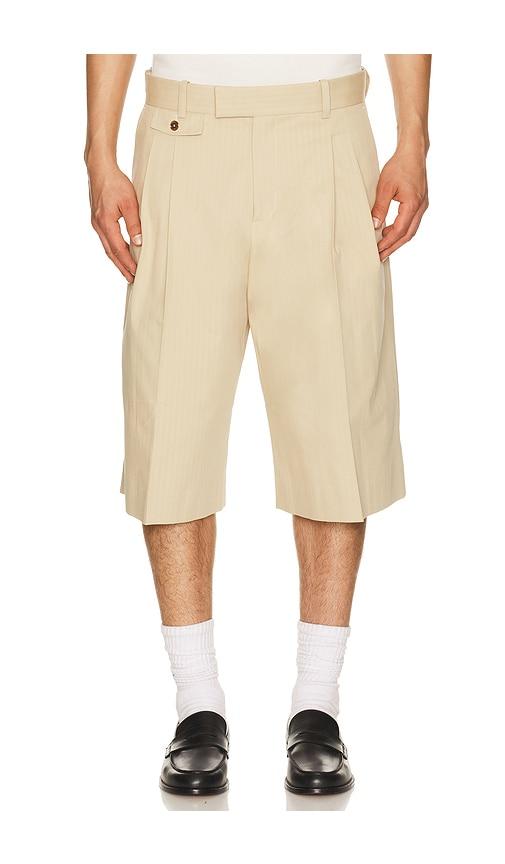 DrÃ´le De Monsieur Short Long Coton in Brown by DRA'LE DE MONSIEUR