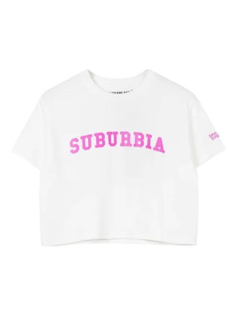Suburbia cropped T-shirt by DREAMLAND SYNDICATE