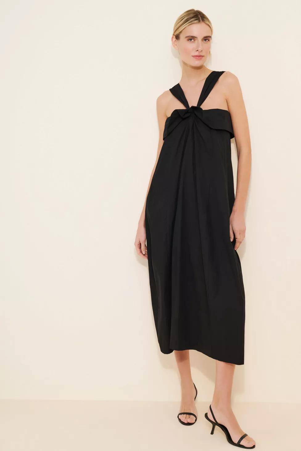 Dress Forum Cotton Halter Midi Dress by DRESS FORUM Dress Forum Cotton Halter Midi Dress by DRESS FORUM