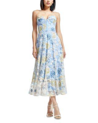 Carina Embellished Midi Dress by DRESS THE POPULATION