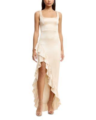 Charlene Ruffled Gown by DRESS THE POPULATION