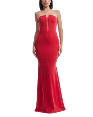 Izzy Strapless Gown by DRESS THE POPULATION