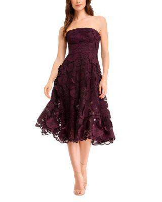 Kailyn Strapless Lace Dress by DRESS THE POPULATION