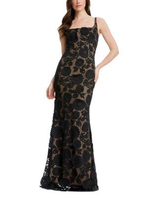 Lorena Appliqu&eacute; Gown by DRESS THE POPULATION