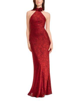 Olivia Mock Neck Sheath Gown by DRESS THE POPULATION