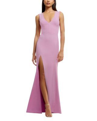 Sandra Plunging Gown by DRESS THE POPULATION