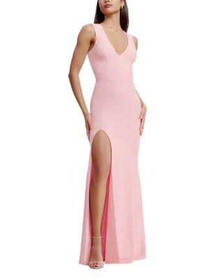 Sandra Plunging Gown by DRESS THE POPULATION